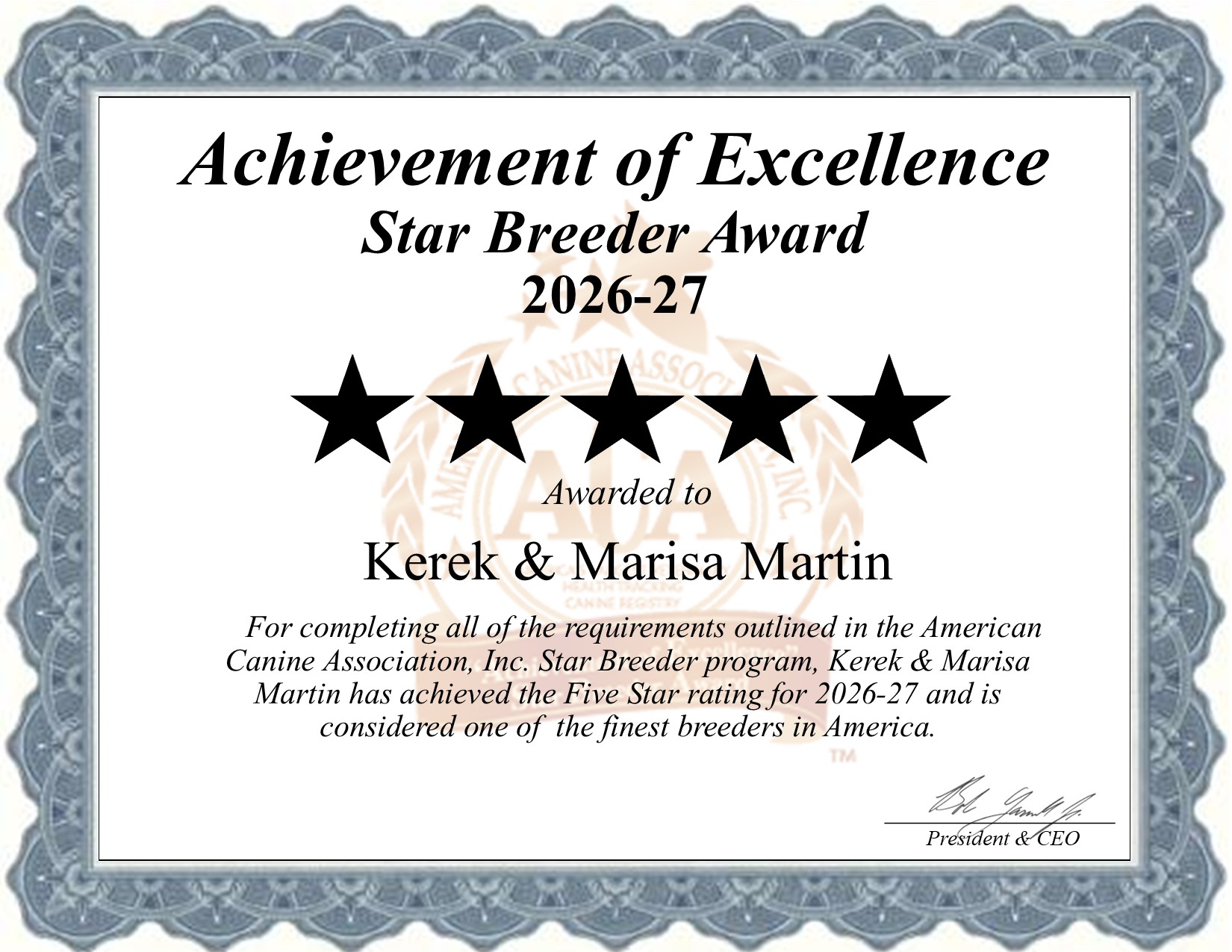 Kerek and Marisa, Martin, dog, breeder, star, certificate, Kerek and Marisa-Martin, Mount Joy, PA, Pennsylvania, puppy, dog, kennels, mill, puppymill, usda, 5-star, aca, ica, registered, West Highland White Terrier